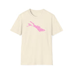 Unisex Softstyle T-Shirt mit Bodensee-Design Nr. 14 von Seeliebe®