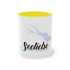 Geschenk Tasse Kaffeetasse Bodensee Seeliebe Design Keramiktasse Lake Constance Schwäbisches Meer