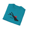 Unisex Softstyle T-Shirt mit Bodensee-Design Nr. 33 von Seeliebe®