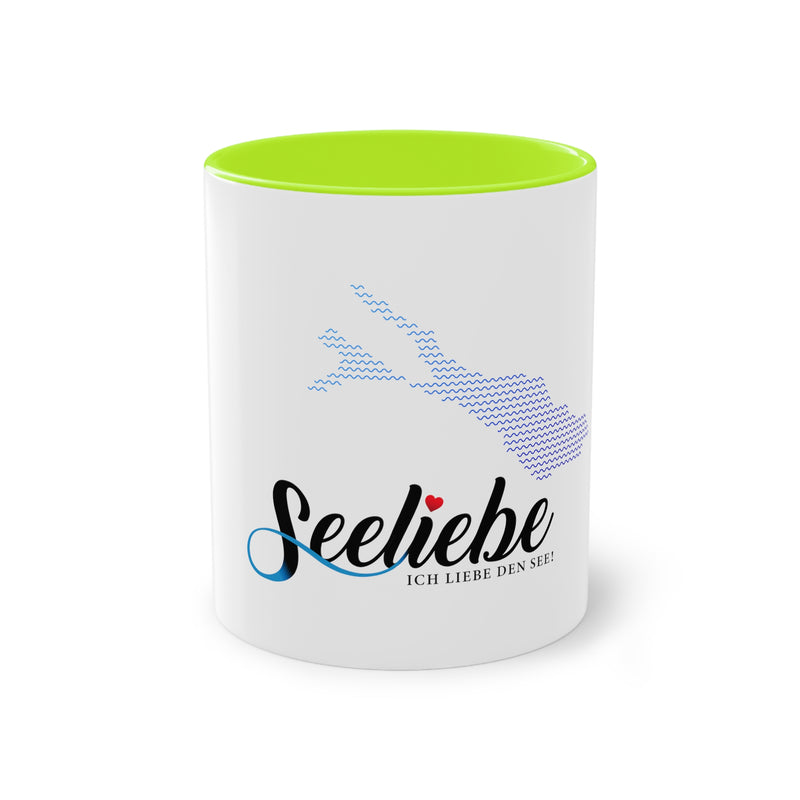 Geschenk Tasse Kaffeetasse Bodensee Seeliebe Design Keramiktasse Lake Constance Schwäbisches Meer