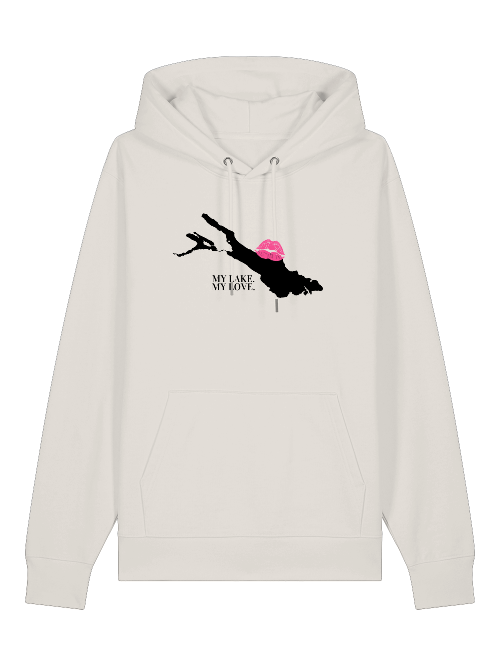 BIO Premium Seeliebe®- Hoodie,  unisex, Design 112 "My Lake, My Love"